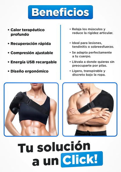 Almohadilla térmica para el hombro