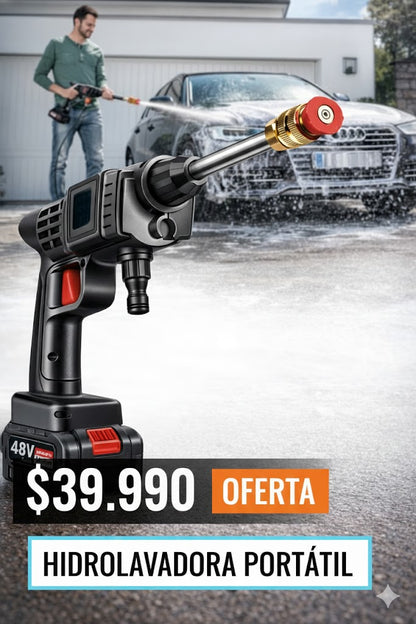 Hidrolavadora Inalambrica + Batería + Adaptador